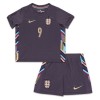 Maglia ufficiale Inghilterra Kane 9 Trasferta Euro 2024 per Bambino